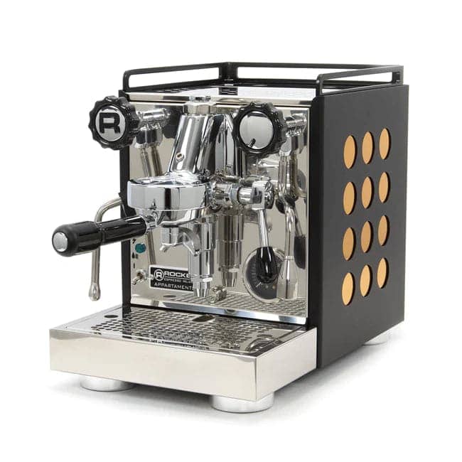 Rocket Appartamento Espresso Machine - Black (Copper Panel Side)