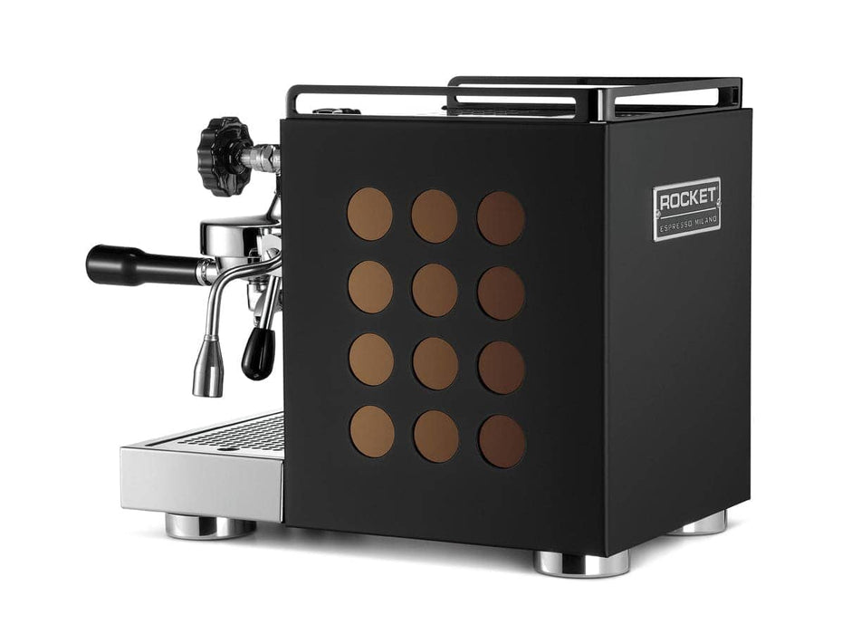 Rocket Appartamento Espresso Machine - Black (Copper Panel Side)